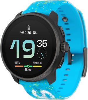 SUUNTO Race S Sports Watch, Lightweight GPS Multisport Watch, Menstrual Cycle Care, AMOLED Touchscreen & Digital Crown, Advanced Health Supports, Dualband GNSS, Offline Map, 9Day Battery