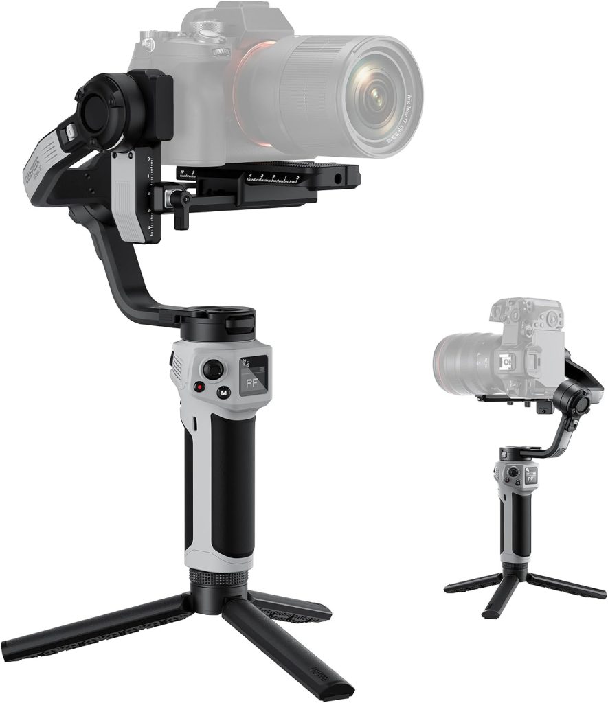 ZHIYUN CINEPEER Weebill 3E[Official]3-Axis Camera Stabilizer for DSLR and Mirrorless Camera, Lightweight Gimbal Stabilizer Compatible with Sony/Canon/Panasoni,Native Vertical Shooting/Bluetooth Shutte