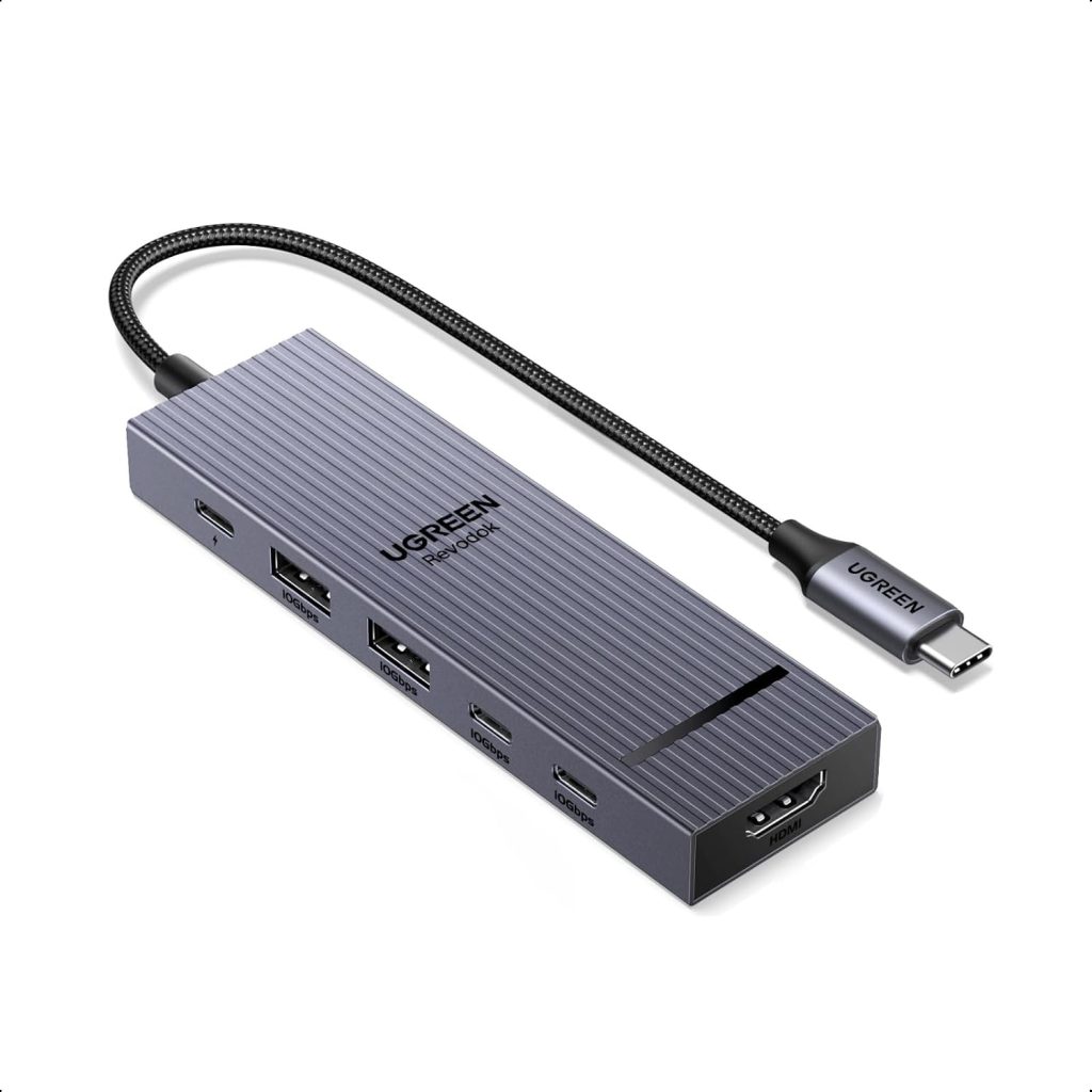 UGREEN USB C Hub, Revodok 4K@60Hz HDMI USB-C Multiport Adaptor