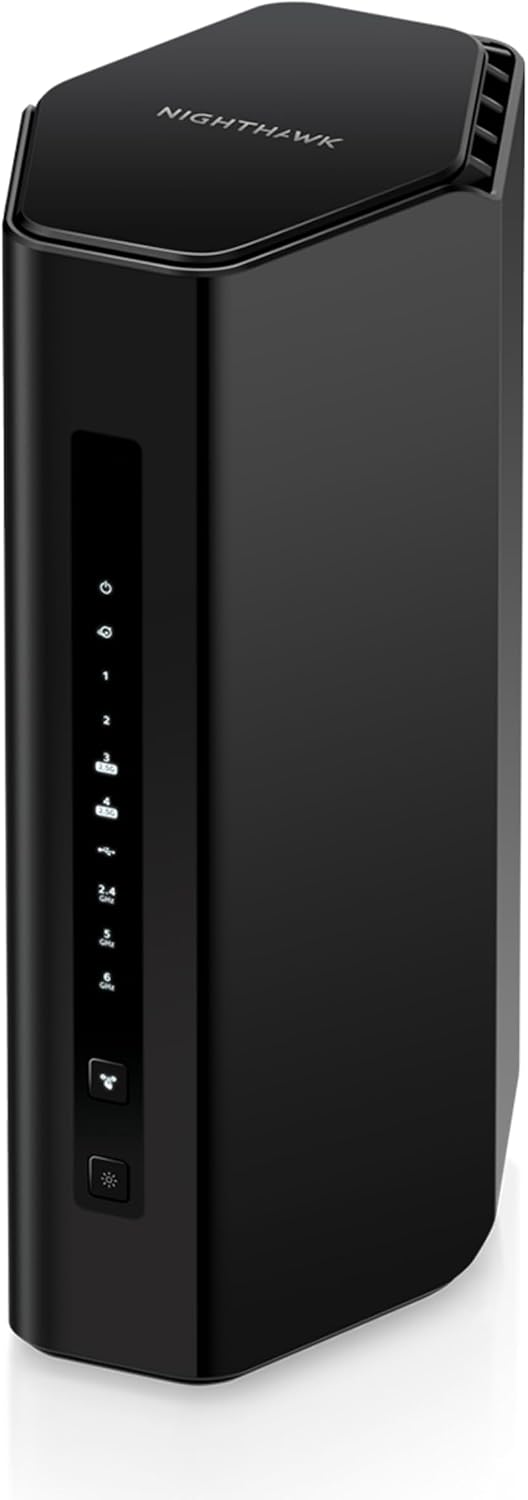 NETGEAR Nighthawk WiFi 7 Router RS300, Up to 2,000 sq ft, 9.3 Gbps