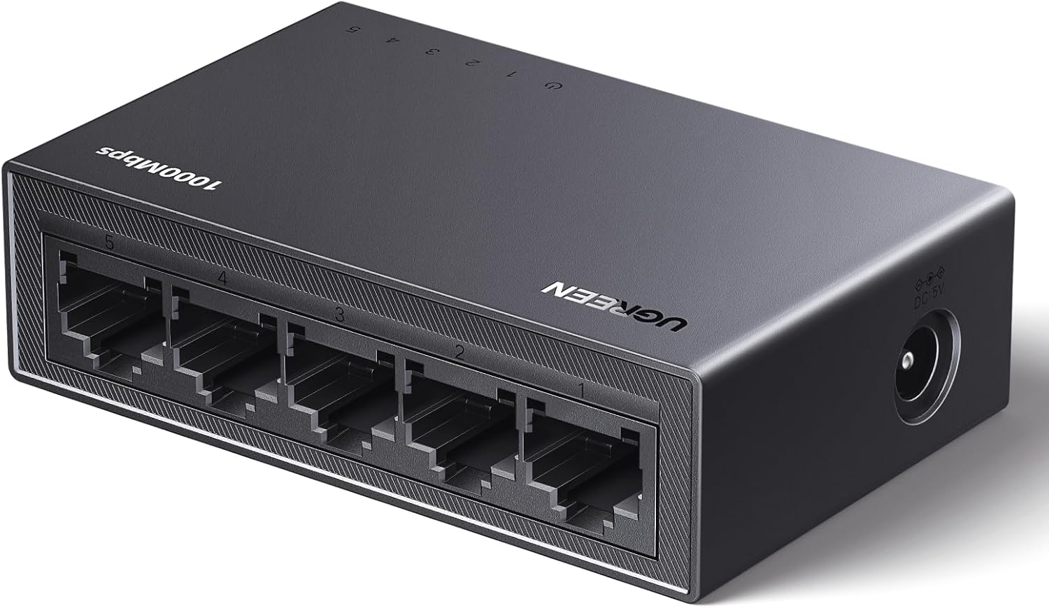 UGREEN 5 Port Gigabit Network Switch, Ethernet Splitter Hub