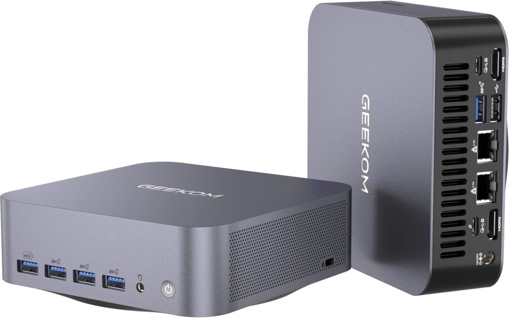 GEEKOM GT13 MAX Mini PC,Intel Core U9-185H,1TB SSD,DDR516GB RAM(Up to 96GB)