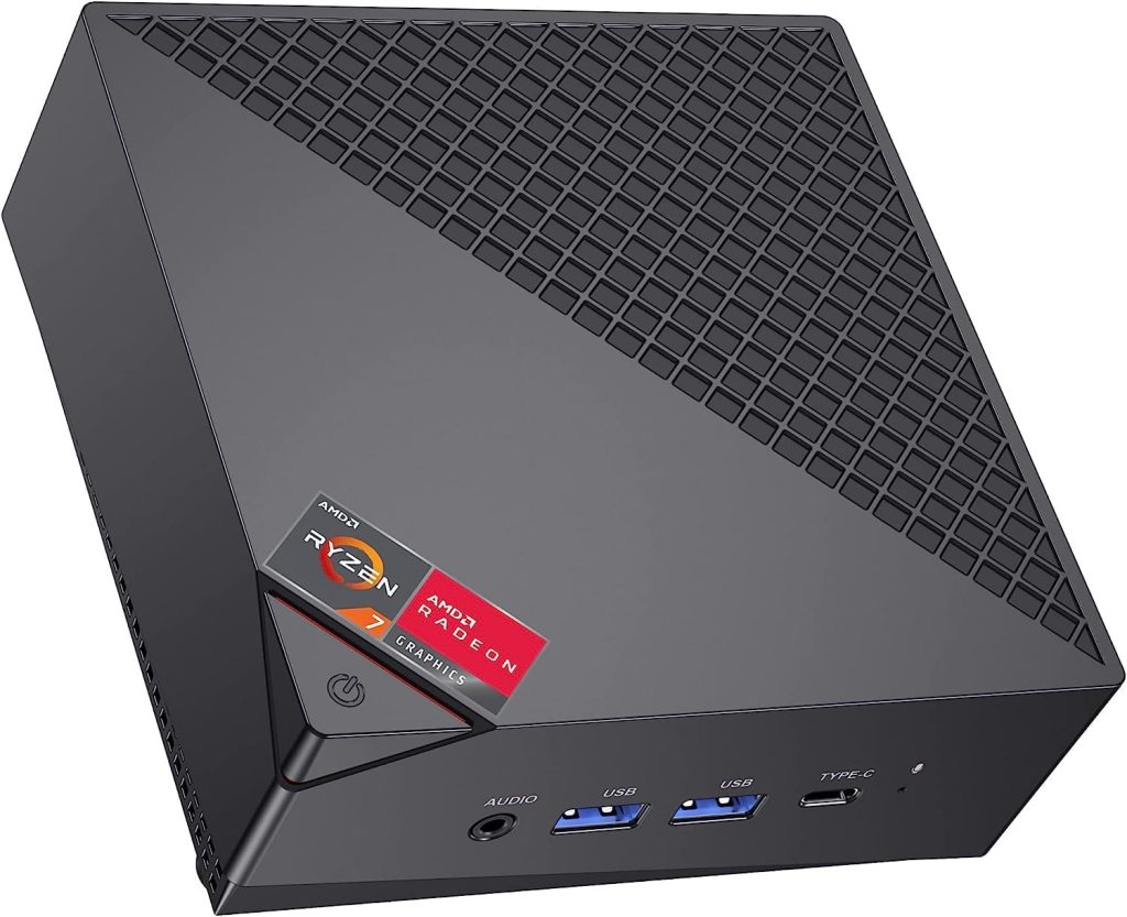 ACEMAGICIAN AM06PRO Mini PC Windows 11 pro, AMD Ryzen 5 7430U(Beats 6650H, up to 4.3GHz),Mini Gaming Computer 16GB DDR4&512GB SSD, AMD Radeon Graphics, Support 4K@60Hz Output/WiFi6/BT5.2/Dual Ethernet