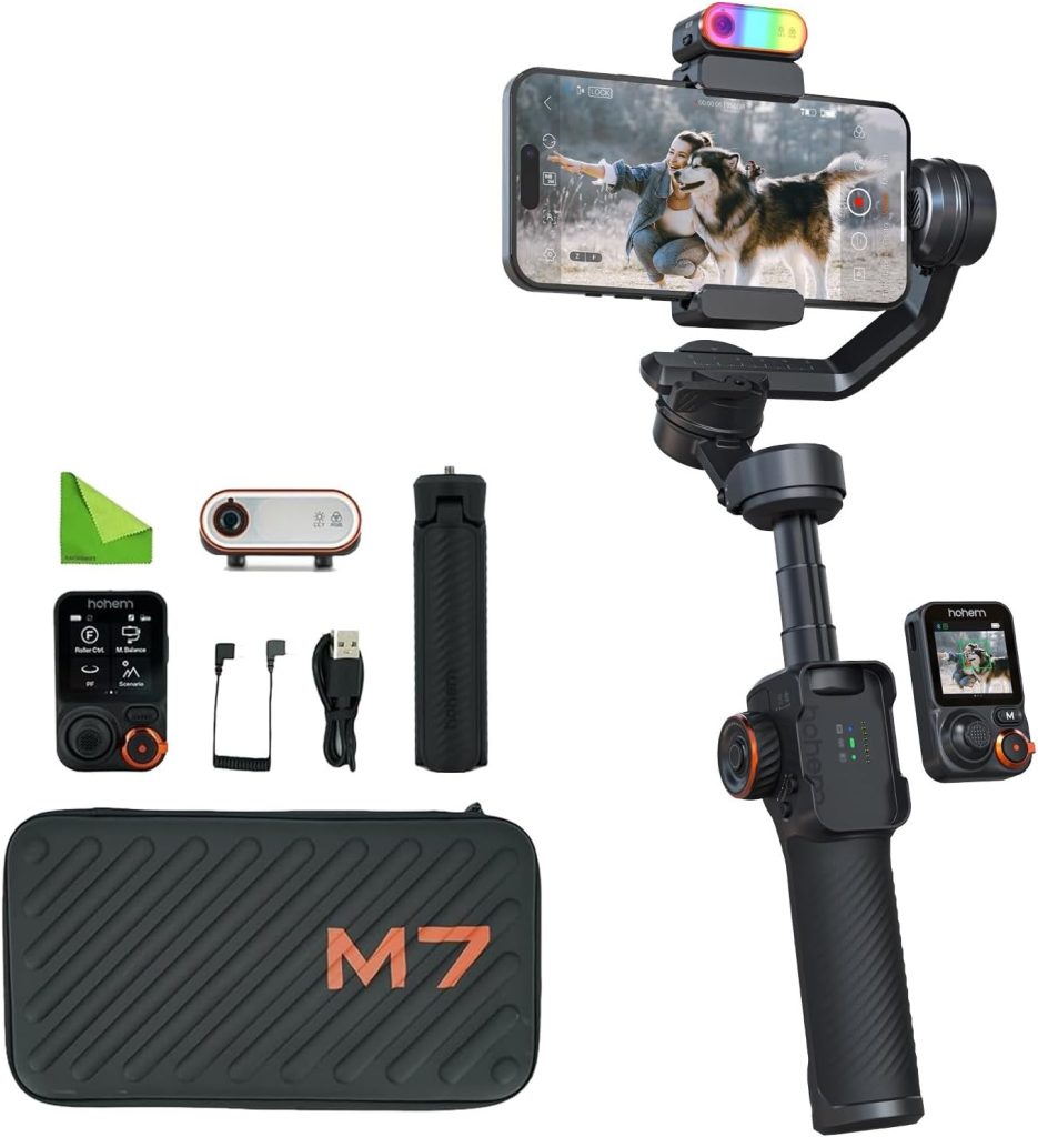 Hohem iSteady M7 Gimbal Stabilizer for Smartphone iphone with AI Tracker