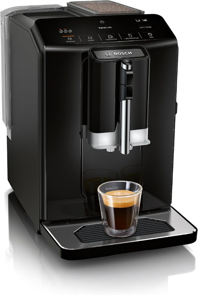 Bosch Series 2 VeroCafe Bean to Cup Coffee Machine, TIG20119,Piano Black