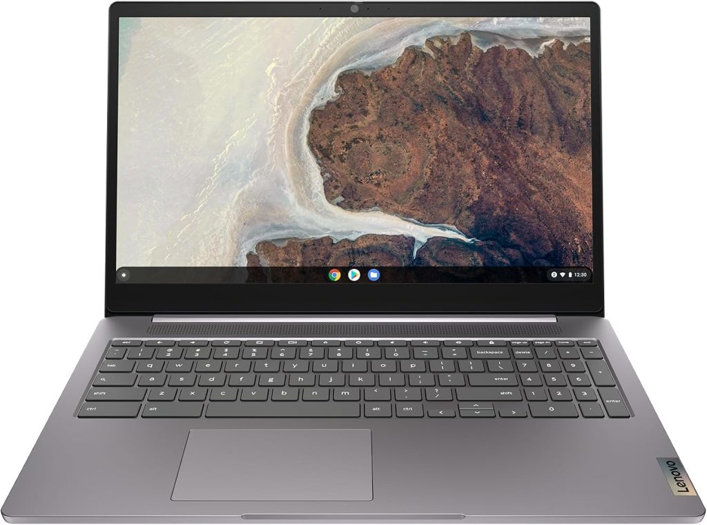 Lenovo IdeaPad 3 Chromebook Laptop | 15.6 inch Full HD Laptop | Intel Pentium Silver N6000 | 8GB RAM | 128GB eMMC| Chrome OS| Arctic Grey