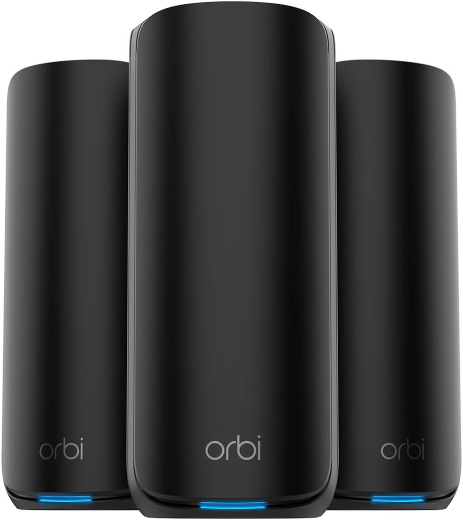 NETGEAR Orbi 870 Series WiFi 7 Mesh System, Up to 7,500 sq ft., 3 Pack