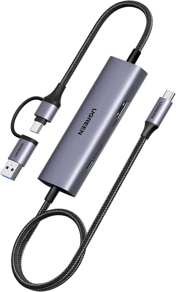 UGREEN Video Card Capture USB C,100W PD Fast Charger,2K 1080P60Hz Recording