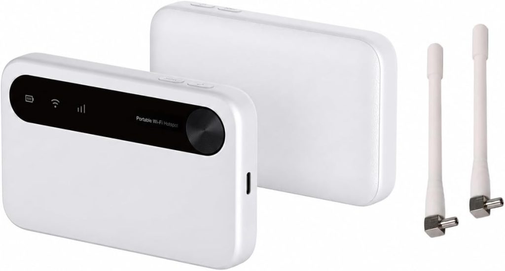 U50 5G Mobile WiFi 6 Hotspot 2.6Gbps | Unlocked for any Network SIM Worldwide | Portable & Perfect for Travel | Connect Multiple Devices | Incl 2 x External Antennas for Stronger Signal
