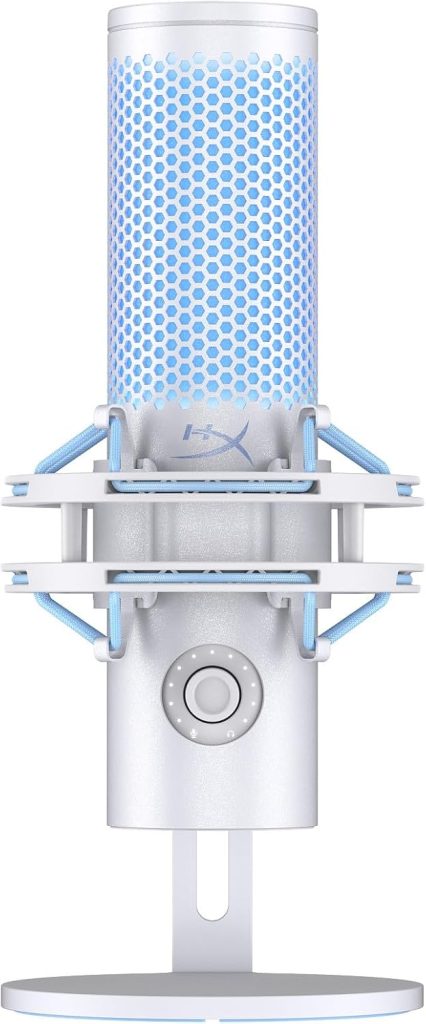 HyperX Quadcast 2 Frost | USB Microphone for Gaming, Streaming and Podcasting | With On-Board Controls | LED Lighting | Removable Shock Mount