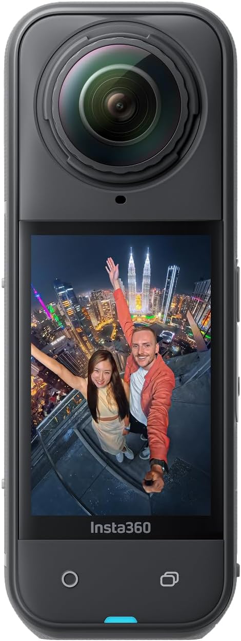Insta360 X5-8K 360 Camera with Dual 1/1.28" Sensors