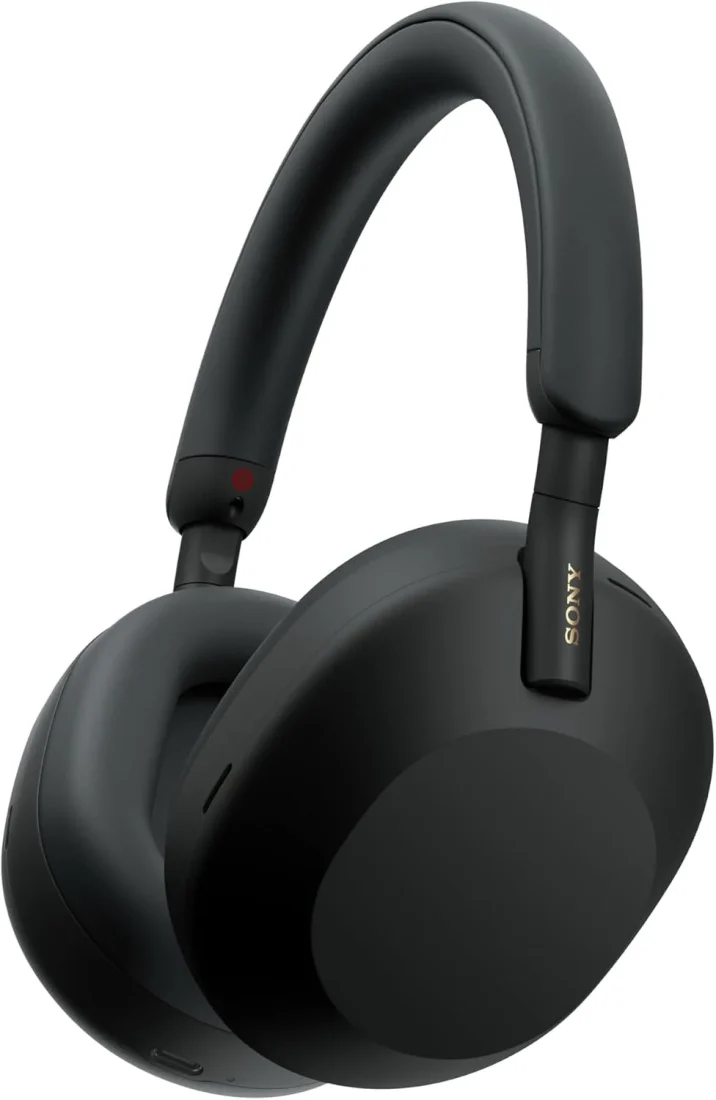 Sony WH-1000XM5SA Special Edition Soft Case Premium Noise Cancelling Wireless Over-Ear Headphones, Bluetooth, Clear Call Quality, Hi-Res Audio, Up to 30hr Battery Life, iOS & Android - Black