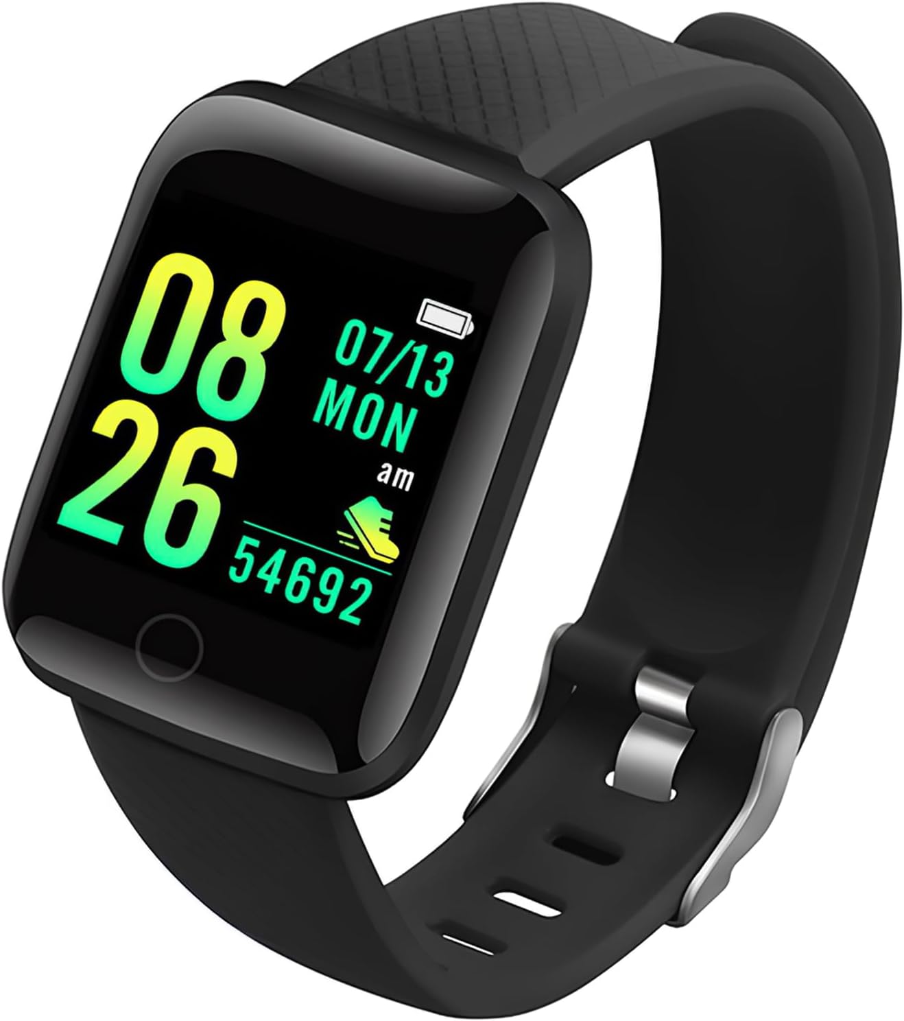 Fitness Tracker Activity 24/7 Heart Rate IP68 Waterproof 1.44'' Touch Color Screen SPO2 Blood Pressure Sleep Monitor Step Calorie Xmas Gift for Family Health Teacher Smart Watch for Android iOS