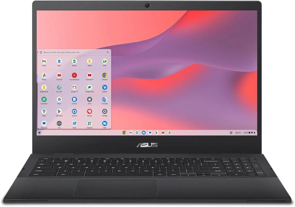 ASUS Chromebook CX1, 15.6" FHD NanoEdge Display, Intel Celeron N4500 Processor, 128GB eMMC Storage, 4GB RAM, ChromeOS, Mineral Gray, CX1500CKA-SS48F