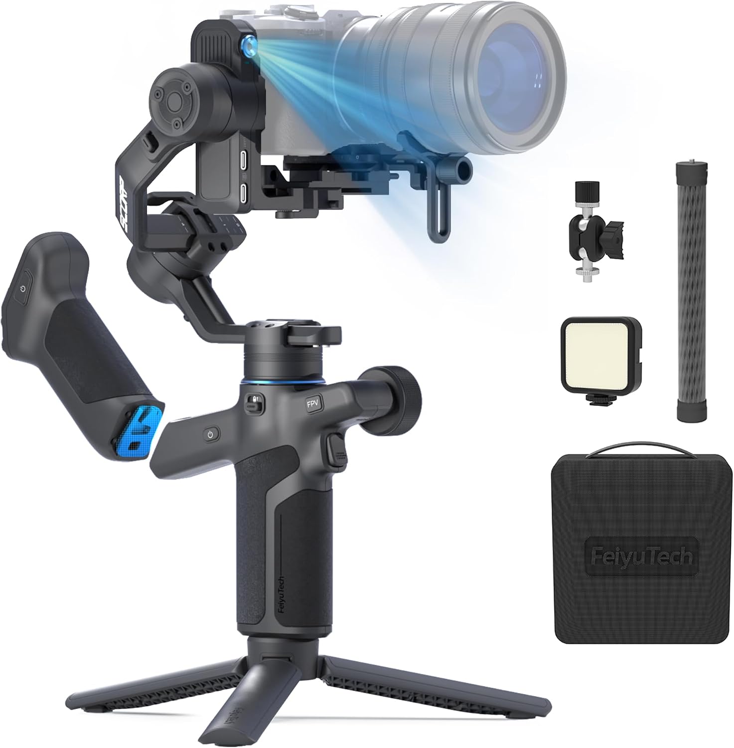 FeiyuTech SCORP Mini 3 Pro Combo Vlogging Gimbal with AI Tracking