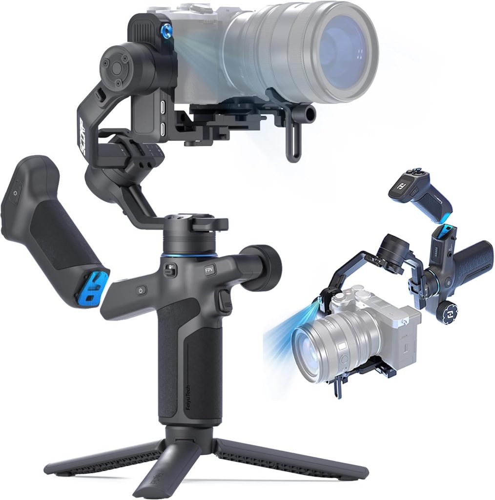 FeiyuTech SCORP Mini 3 Pro Camera Gimbal Stabiliser with AI Tracking