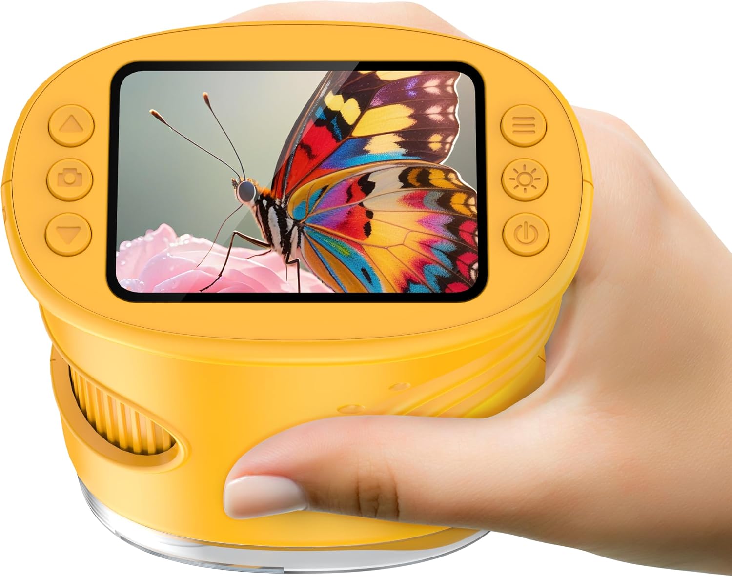 4K Kids' Microscopes, Portable Mini Pocket 1000X Handheld Microscope