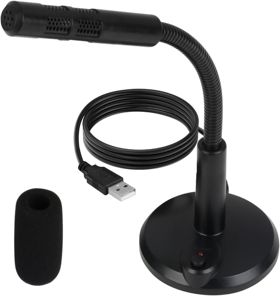 USB Desktop Microphone,Omnidirectional PC Microphone