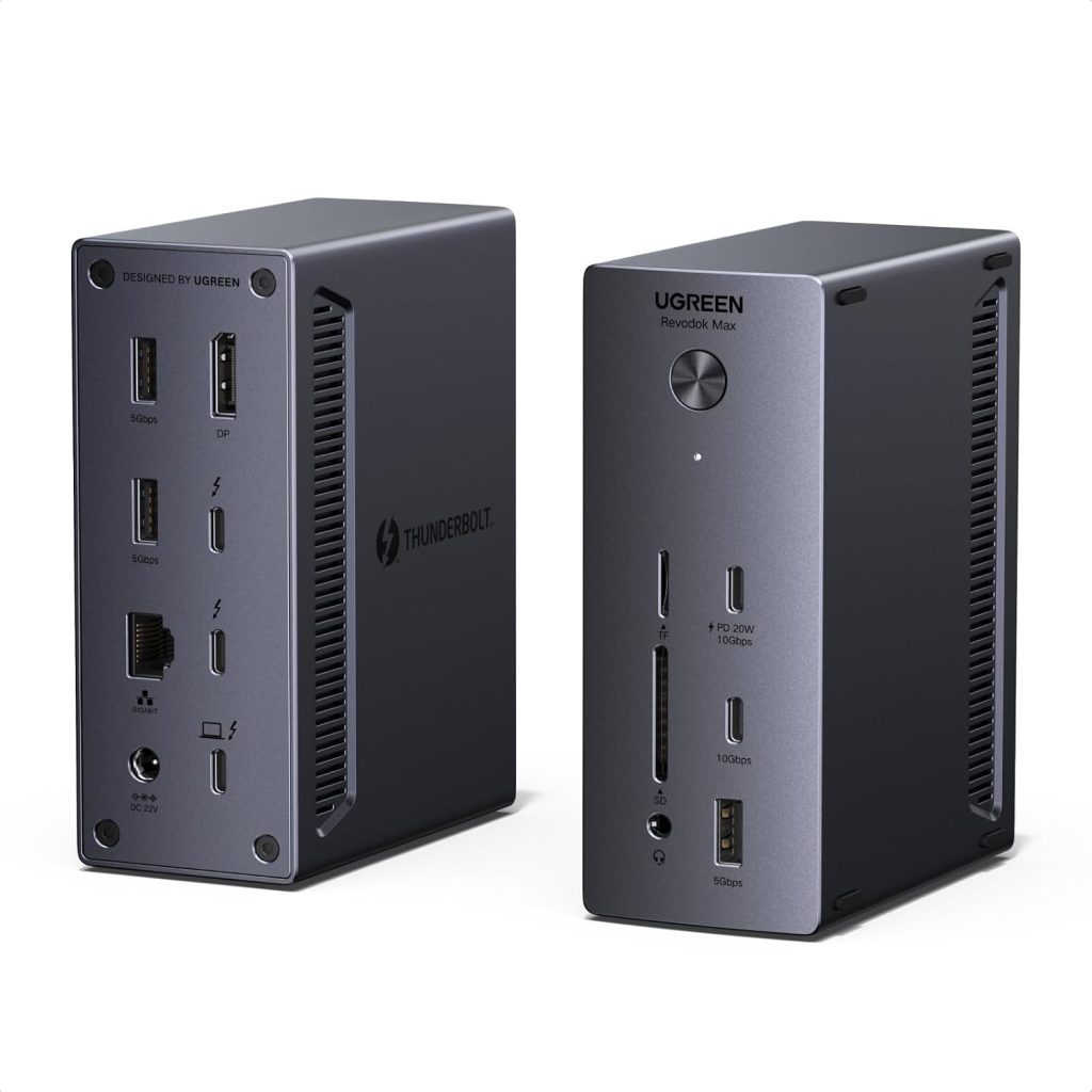 UGREEN Thunderbolt 4 Docking Station, 13-in-1, 40Gbps Max, TB4 Laptop Dock