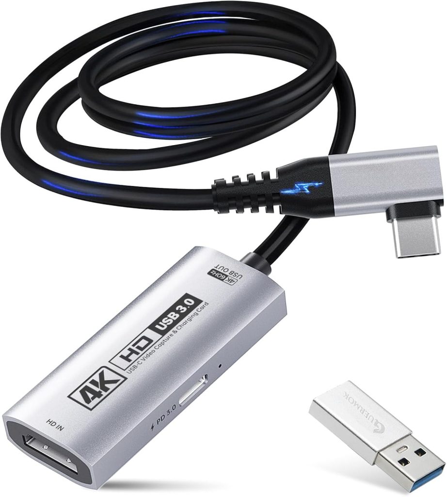 4K USB3.0 HDMI Video Capture Card for Streaming, PD100W, 4K@60FPS