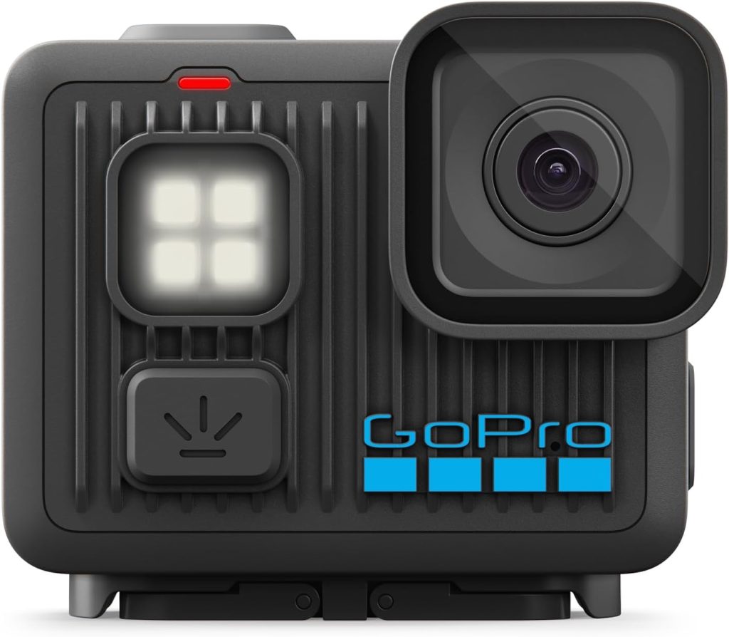 GoPro LIT HERO - Lightweight, Compact, Waterproof Action Camera with Built-In Light, 4K60 Ultra HD Video, 12MP Photo, Touch Screen, HyperSmooth Stabilization