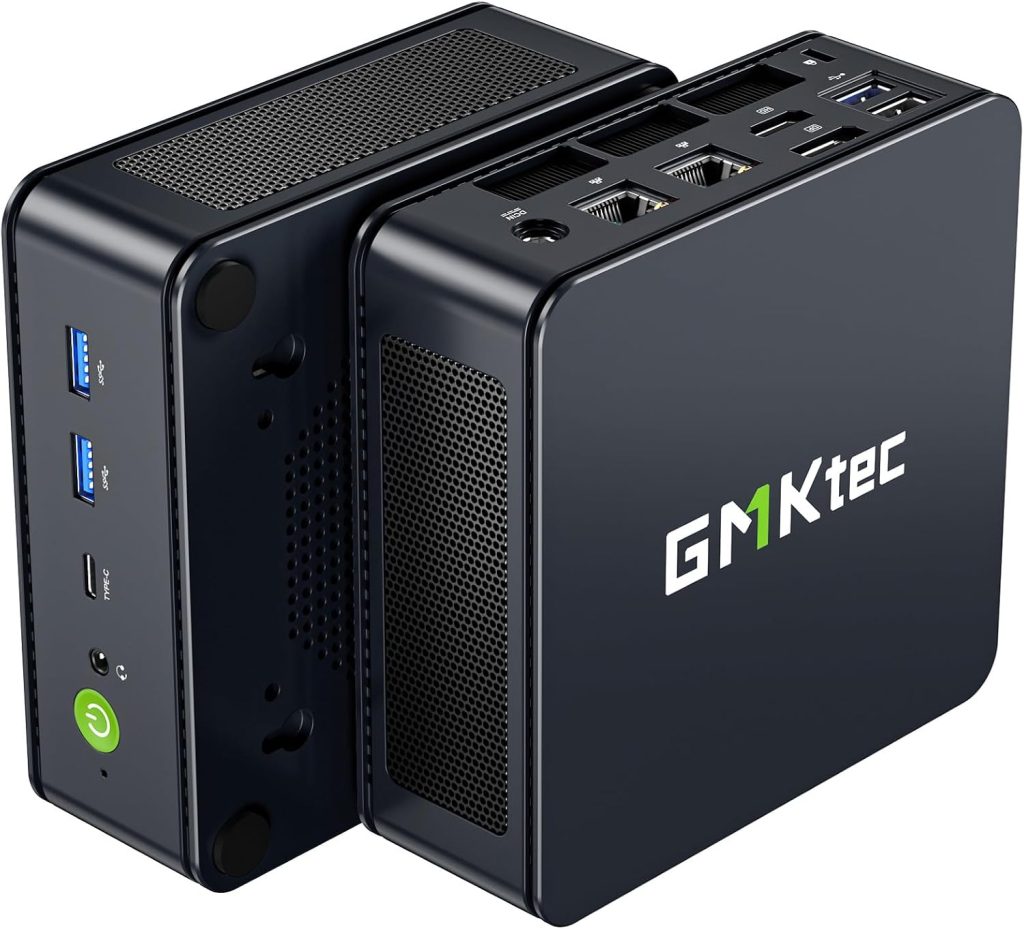 GMKtec M6 Ultra Gaming Mini PC Zen 4 Ryzen 7640HS (Upgraded 6600H/ 6800H/U), 32GB RAM DDR5 512GB SSD Dual NIC LAN 2.5GbE Desktop Computers Office Home/Triple 4K Display/WiFi 6/USB4/BT 5.2/DP/HDMI 2.0