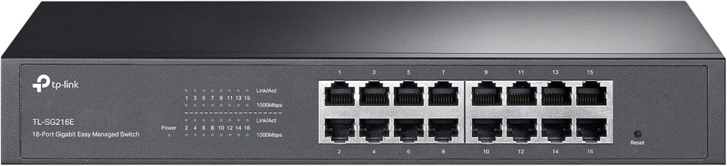 TP-Link TL-SG216E, 16 Port Gigabit Easy Managed Switch