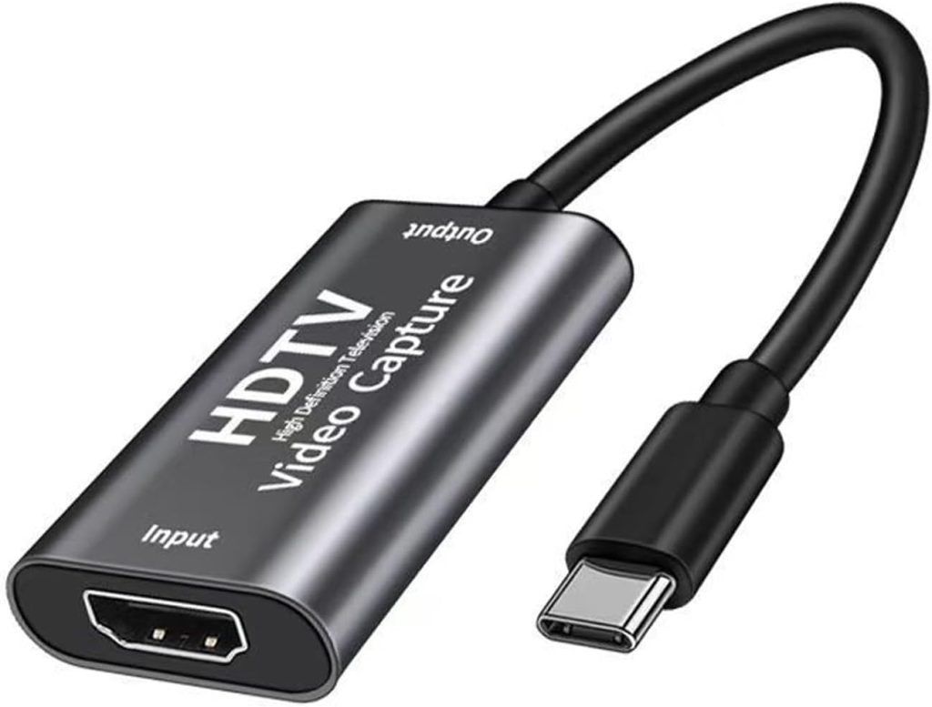 Video Capture Card, HDMI to USB/USB-C Capture Card, 4K30 Input 1080P60 Output, for LiveBroadcasting/Editing Video/Games/Streaming, Compatible for Windows,Quest 3, Switch, OBS, PS4/5
