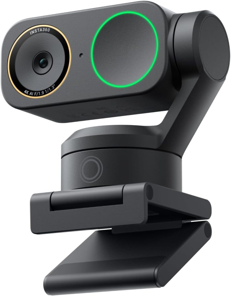 Insta360 Link 2 Pro - 4K PTZ Webcam for PC/Mac