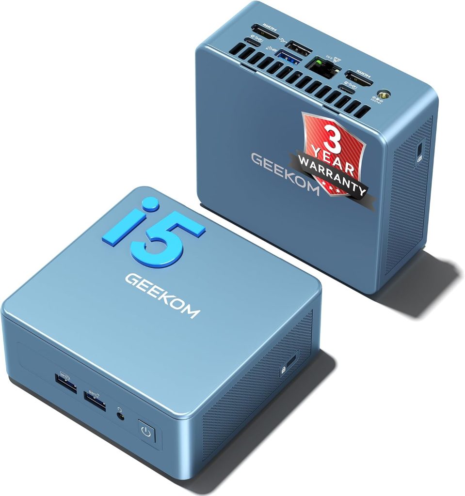 GEEKOM IT13 Mini PC, Intel i5-13600H,16GB RAM(up to 64GB) & 1TB SSD