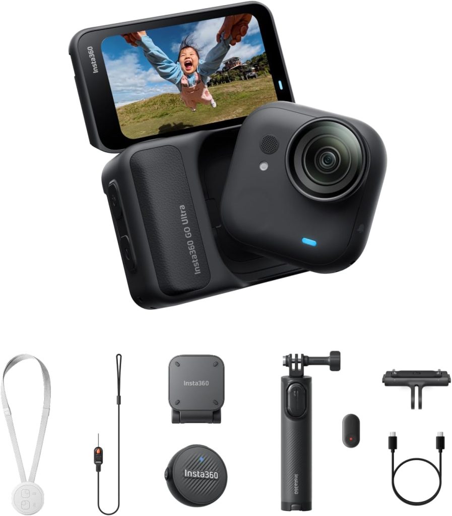 Insta360 GO Ultra Vlog Bundle - 4K Hands-Free Vlogging Camera