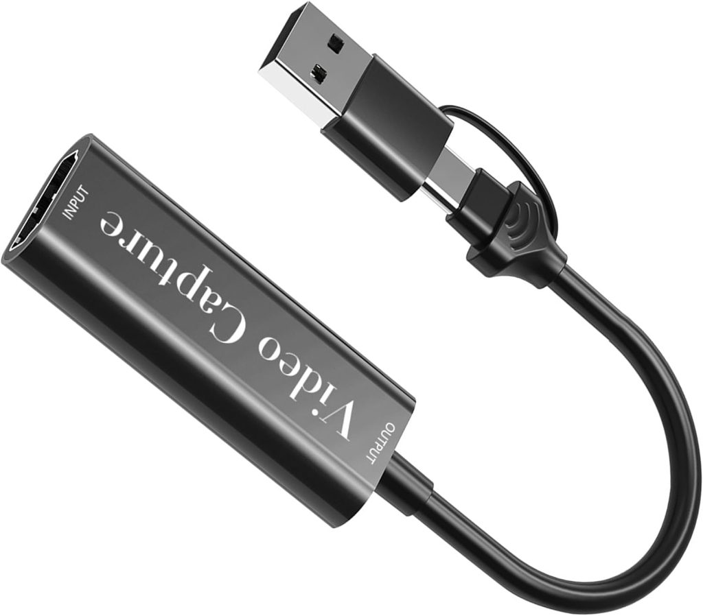 Capture Card 4K HDMI Capture Card to USB Adapter Video Capture Card Device