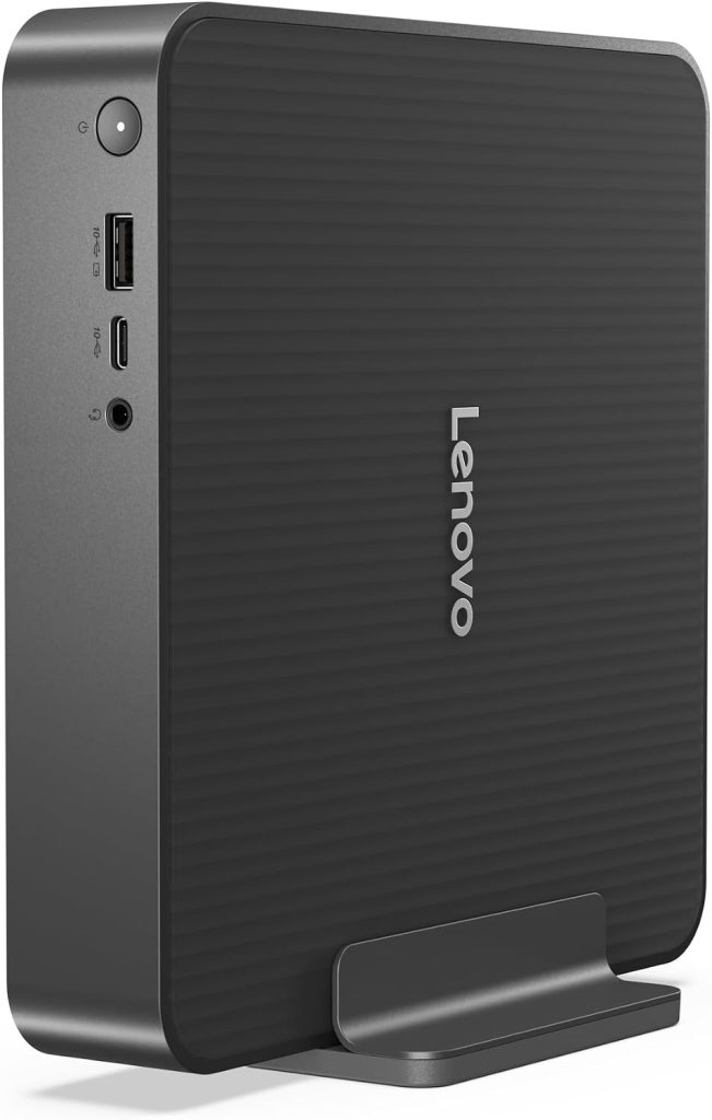 Lenovo IdeaCentre Mini 01Q8X10 – Copilot+ PC with Snapdragon X X1‑26‑100, 32GB LPDDR5x, 512GB PCIe 4.0 SSD & Adreno Graphics | Windows 11 Home – Luna Grey
