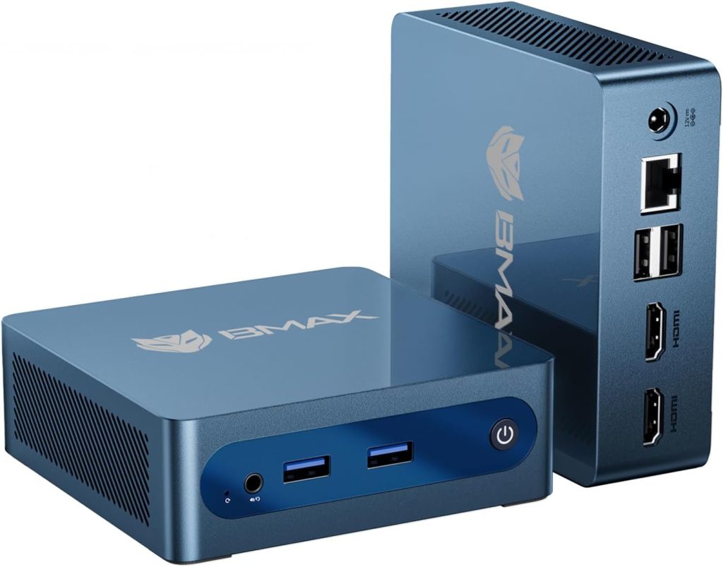 BMAX B1Plus Mini PC, Intel Celeron J3355 (up to 2.5 GHz) 6GB RAM,128GB eMMC