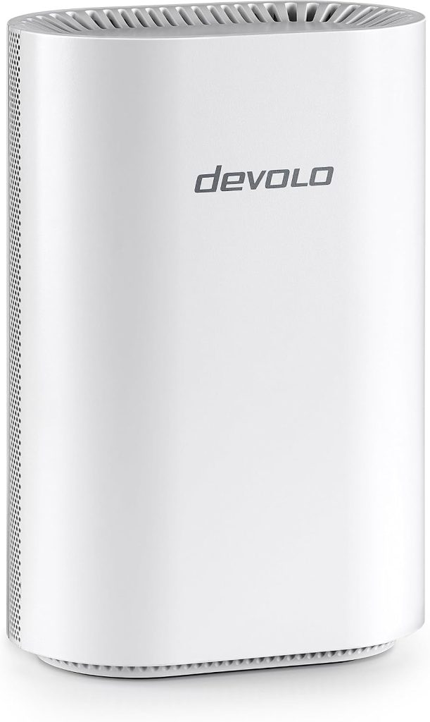 devolo WiFi 7 Mesh BE6500 Extension, High-speed mesh Wi-Fi system, Wi-Fi extender, up to 6,500 Mbps, 2.5 Gigabit Ethernet port, white