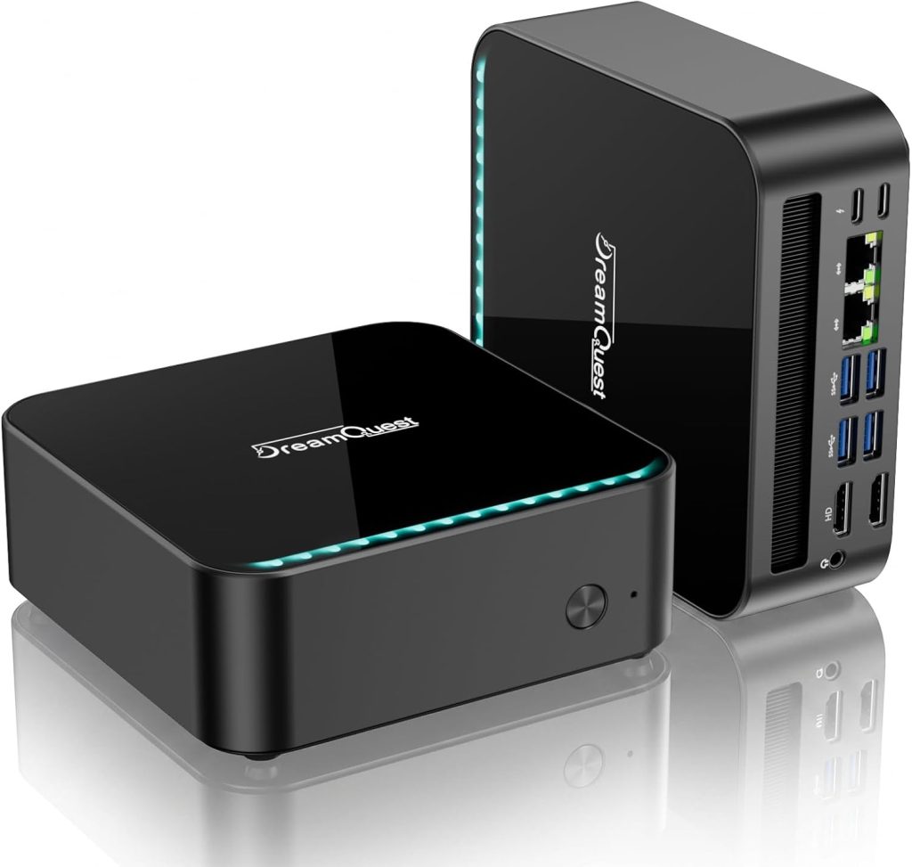 DreamQuest Mini PC Ryzen 5 7430U 6C/12T 16GB RAM 512GB SSD Windows 11 Pro