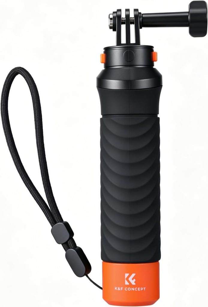K&F CONCEPT Waterproof Floating Handle Grip, Selfie Stick for Water Sports