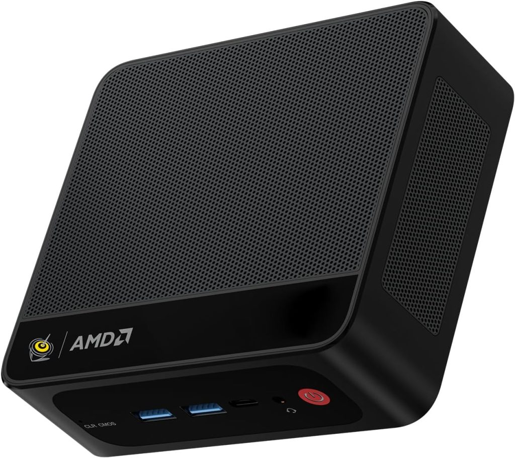Beelink Mini PC SER5 PRO,Ryzen5 5625U(up to 4.3 GHz),16G DDR4 RAM 480G NVMe SSD,4K Triple Display output,AMD Radeon 7core 1800MHz,WIFI 6/2.5G LAN/Bluetooth 5.4
