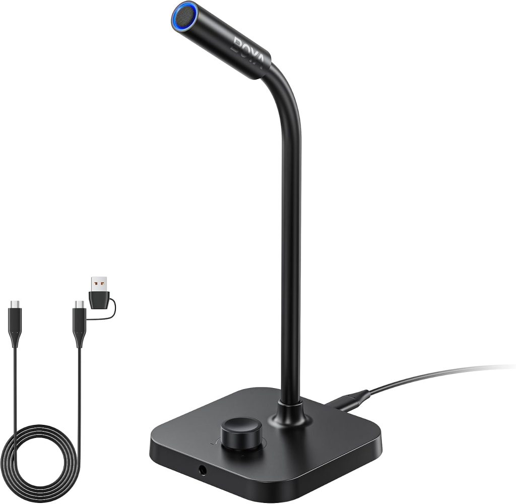 BOYA CM40 Computer USB Microphone for PC, Laptop, Mac & Phones