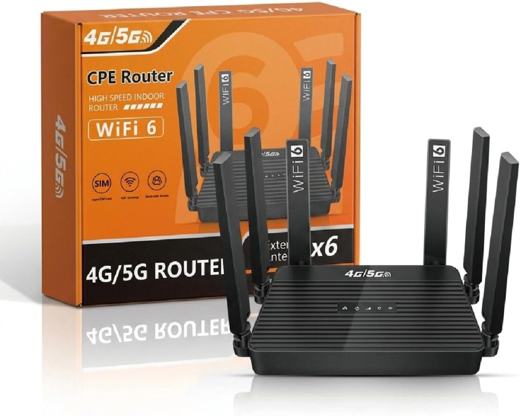 WR950 4G WiFi 6 router 6 antennas super signal supports SIM card