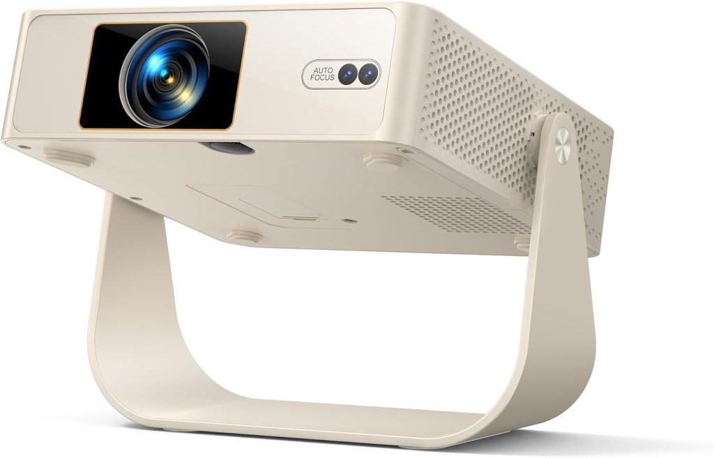 Yaber Smart Projector Netflix Included&330° Gimbal Stand 4K Mini Projector