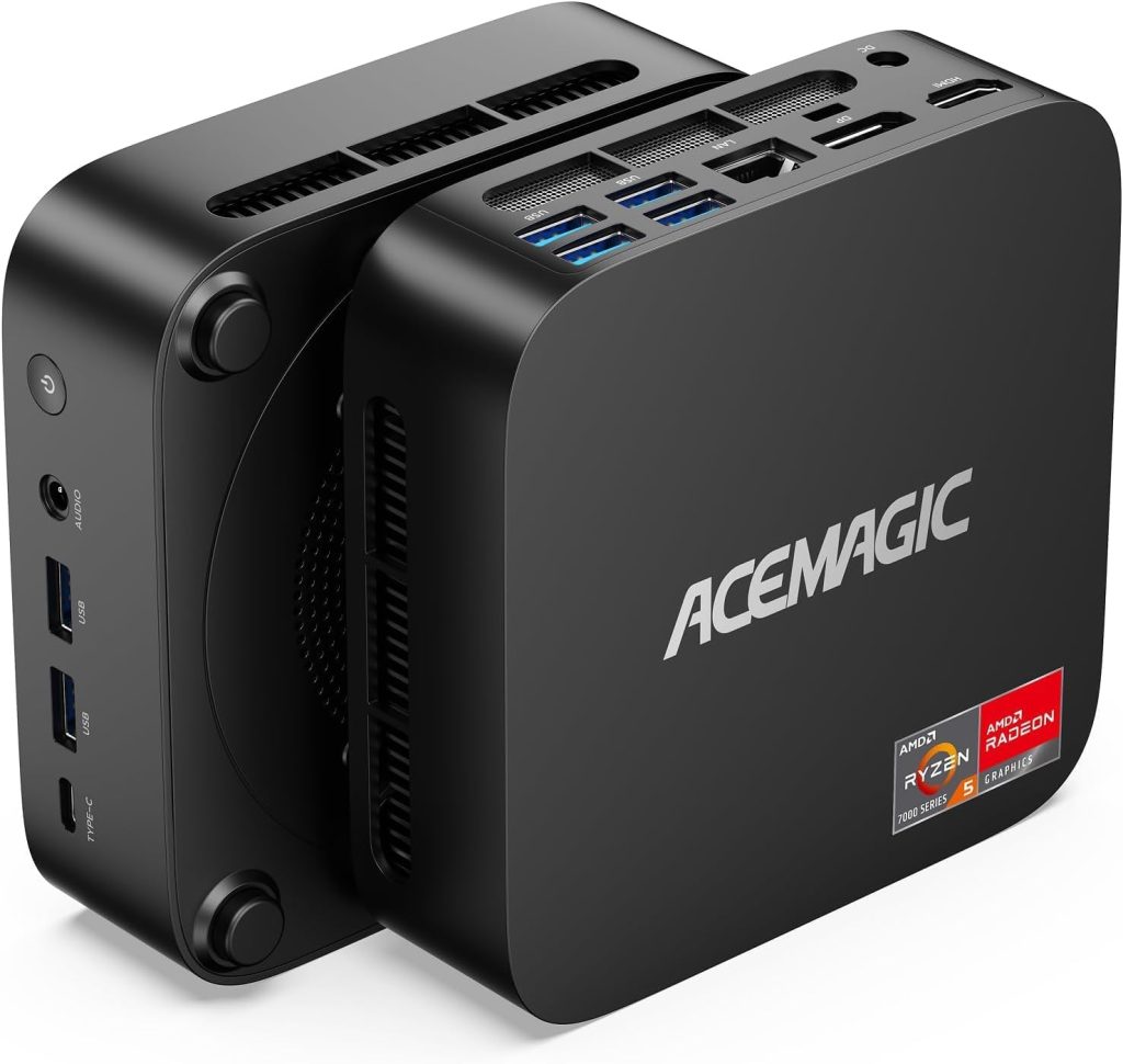 ACEMAGIC K1 Mini PC, AMD Ryzen 5 7430U | 28W TDP | 16GB RAM | 512GB SSD